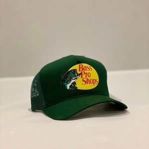 Bass pro shops cabelas mesh cap trucker hat green